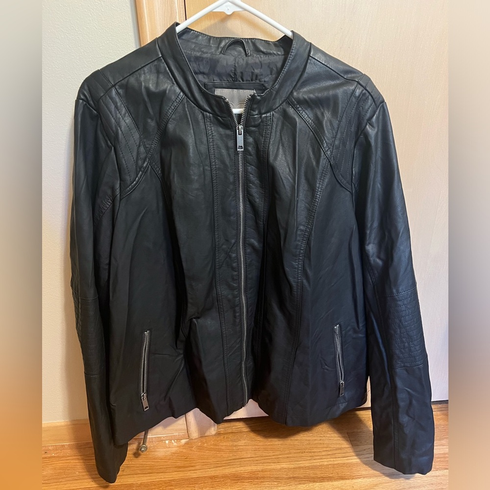 Maurices Black Leather Jacket - NWT